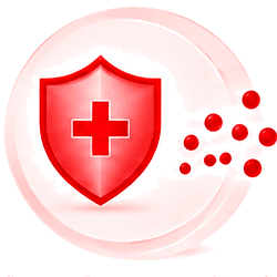Shield representing inflammation and hepcidin