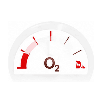 Oxygen gauge reading low